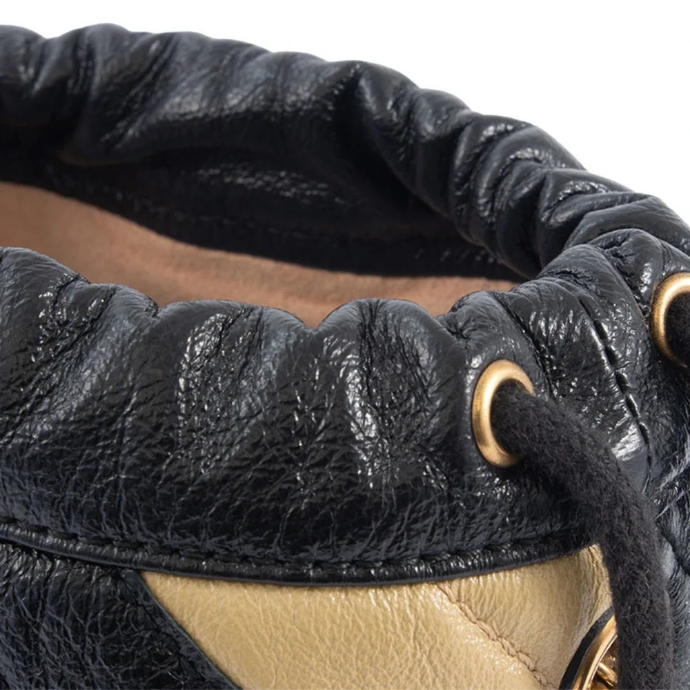 GUCCI Black Leather GG Marmont Shoulder Bag - Picture 12 of 12